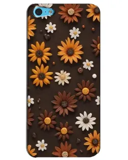 Чохол для iPhone 5c з картинкою «Візерунок з маленьких соняшників» Чохол для iPhone 5c з картинкою «Візерунок з маленьких соняшників»