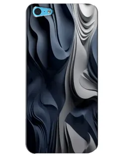 Чохол для iPhone 5c з картинкою «Об'ємні сині складки» Чохол для iPhone 5c з картинкою «Об'ємні сині складки»