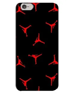 Чехол для iPhone 6 Plus / 6s Plus с картинкой «Jordan Red Pattern» Чехол для iPhone 6 Plus / 6s Plus с картинкой «Jordan Red Pattern»