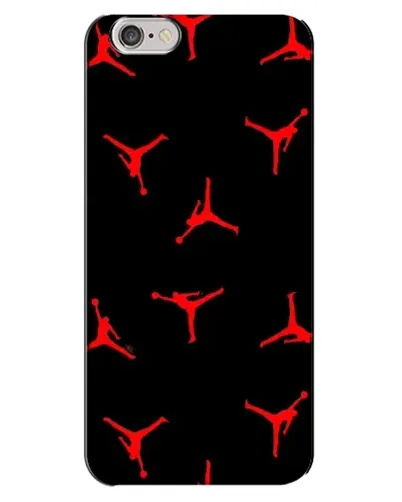 Чехол для iPhone 6 Plus / 6s Plus с картинкой «Jordan Red Pattern»