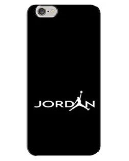Чехол для iPhone 6 Plus / 6s Plus с картинкой «Jordan White Logo»