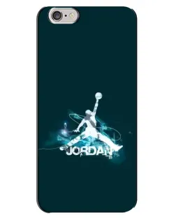Чехол для iPhone 6 Plus / 6s Plus с картинкой «Jordan Blue Fire»