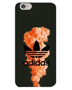 Чехол для iPhone 6 Plus / 6s Plus с картинкой «Оранжевый дым Adidas»