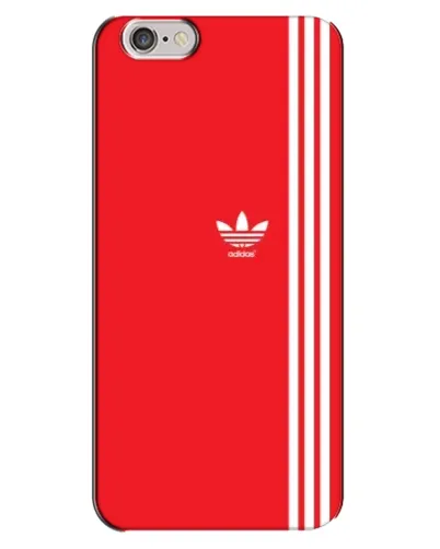Чехол для iPhone 6 Plus / 6s Plus с картинкой «Красный минимализм Adidas»