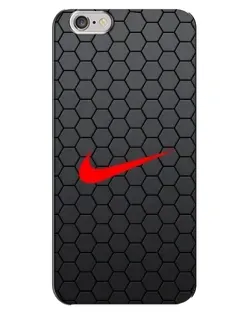 Чехол для iPhone 6 Plus / 6s Plus с картинкой «Nike — карбоновая сетка» Чехол для iPhone 6 Plus / 6s Plus с картинкой «Nike — карбоновая сетка»