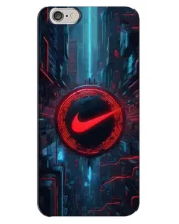 Чехол для iPhone 6 Plus / 6s Plus с картинкой «Техногенный стиль Nike»