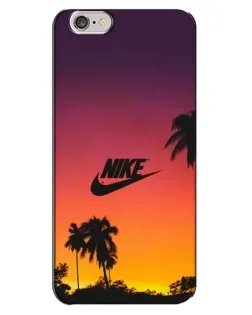Чехол для iPhone 6 Plus / 6s Plus с картинкой «Nike на закате солнца»