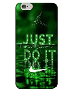 Чехол для iPhone 6 Plus / 6s Plus с картинкой «Зеленый неоновый Nike»