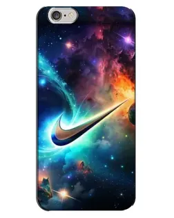 Чехол для iPhone 6 Plus / 6s Plus с картинкой «Космический Nike Swoosh»