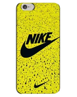 Чехол для iPhone 6 Plus / 6s Plus с картинкой «Желтый текстурный Nike»