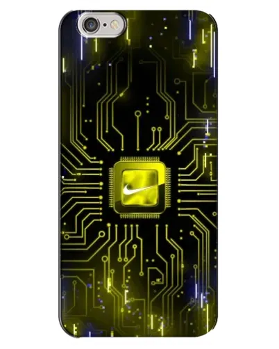 Чехол для iPhone 6 Plus / 6s Plus с картинкой «Nike — золотая искра» Чехол для iPhone 6 Plus / 6s Plus с картинкой «Nike — золотая искра»