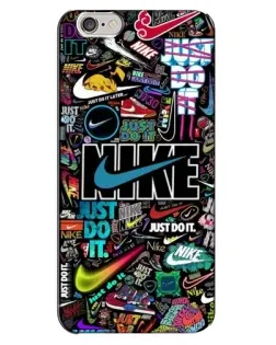 Чехол для iPhone 6 Plus / 6s Plus с картинкой «Яркий коллаж Nike»