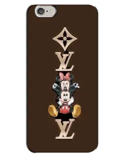 Чехол для iPhone 6 Plus / 6s Plus с картинкой «LV и Микки Маус» Чехол для iPhone 6 Plus / 6s Plus с картинкой «LV и Микки Маус»