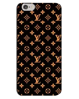 Чехол для iPhone 6 Plus / 6s Plus с картинкой «Золотая монограмма LV» Чехол для iPhone 6 Plus / 6s Plus с картинкой «Золотая монограмма LV»