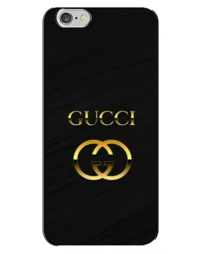 Чехол для iPhone 6 Plus / 6s Plus с картинкой «Золотой логотип Gucci»