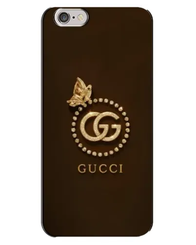 Чехол для iPhone 6 Plus / 6s Plus с картинкой «Gucci — золотая бабочка»