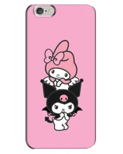 Чехол для iPhone 6 Plus / 6s Plus с картинкой «My Melody и Kuromi»