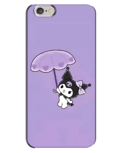 Чехол для iPhone 6 Plus / 6s Plus с картинкой «Kuromi с зонтиком»
