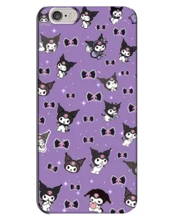 Чехол для iPhone 6 Plus / 6s Plus с картинкой «Kuromi — паттерн»