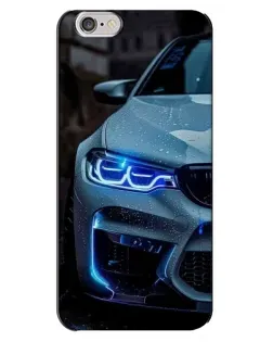 Чехол для iPhone 6 Plus / 6s Plus с картинкой «Взгляд BMW с синими фарами»