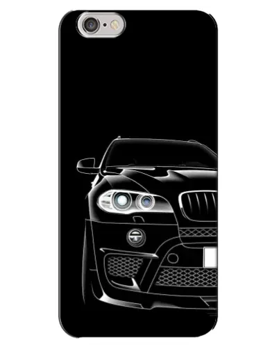 Чехол для iPhone 6 Plus / 6s Plus с картинкой «Темный силуэт BMW»