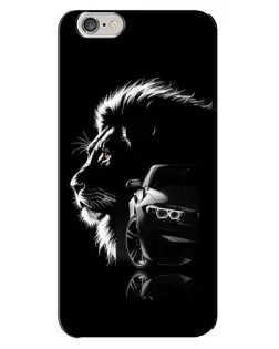 Чехол для iPhone 6 Plus / 6s Plus с картинкой «BMW и лев»