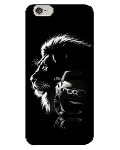 Чехол для iPhone 6 Plus / 6s Plus с картинкой «BMW и лев»