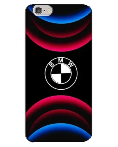 Чехол для iPhone 6 Plus / 6s Plus с картинкой «Логотип BMW и неоновые дуги»