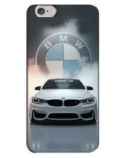 Чехол для iPhone 6 Plus / 6s Plus с картинкой «BMW в белом дыму»