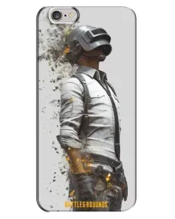 Чехол для iPhone 6 Plus / 6s Plus с картинкой «PUBG — боец в пыли»