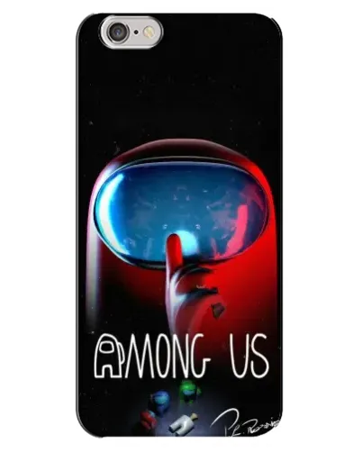 Чехол для iPhone 6 Plus / 6s Plus с картинкой «Красный импостер — макро» Чехол для iPhone 6 Plus / 6s Plus с картинкой «Красный импостер — макро»