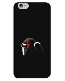 Чехол для iPhone 6 Plus / 6s Plus с картинкой «Among Us шлем» Чехол для iPhone 6 Plus / 6s Plus с картинкой «Among Us шлем»
