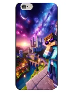 Чехол для iPhone 6 Plus / 6s Plus с картинкой «Стив и космос» Чехол для iPhone 6 Plus / 6s Plus с картинкой «Стив и космос»