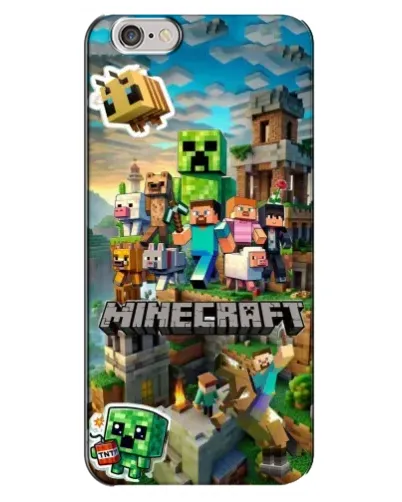 Чехол для iPhone 6 Plus / 6s Plus с картинкой «Замок Minecraft»