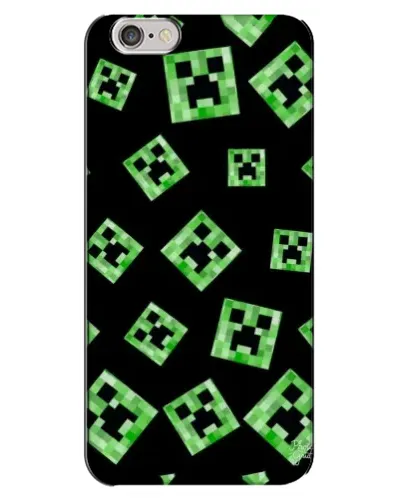 Чехол для iPhone 6 Plus / 6s Plus с картинкой «Паттерн с криперами»