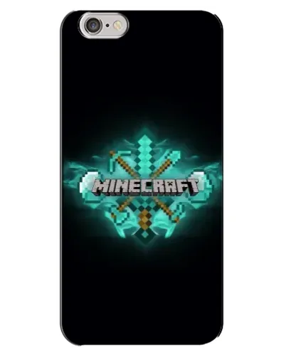 Чехол для iPhone 6 Plus / 6s Plus с картинкой «Minecraft Diamond лого»