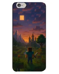 Чехол для iPhone 6 Plus / 6s Plus с картинкой «Стив у башни» Чехол для iPhone 6 Plus / 6s Plus с картинкой «Стив у башни»