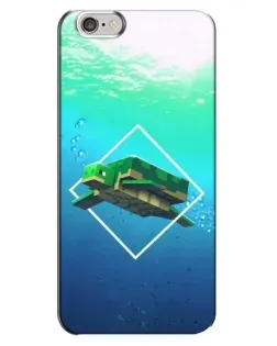 Чехол для iPhone 6 Plus / 6s Plus с картинкой «Черепаха Minecraft» Чехол для iPhone 6 Plus / 6s Plus с картинкой «Черепаха Minecraft»