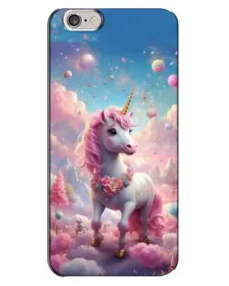 Чехол для iPhone 6 Plus / 6s Plus с картинкой «Единорог среди облаков»