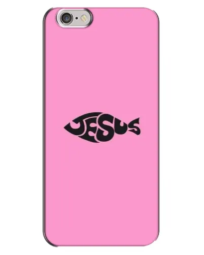 Чехол для iPhone 6 Plus / 6s Plus с картинкой «Розовый символ Jesus» Чехол для iPhone 6 Plus / 6s Plus с картинкой «Розовый символ Jesus»