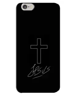 Чехол для iPhone 6 Plus / 6s Plus с картинкой «Графический крест Jesus»