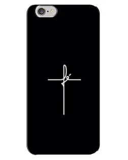 Чехол для iPhone 6 Plus / 6s Plus с картинкой «Тонкий крест»