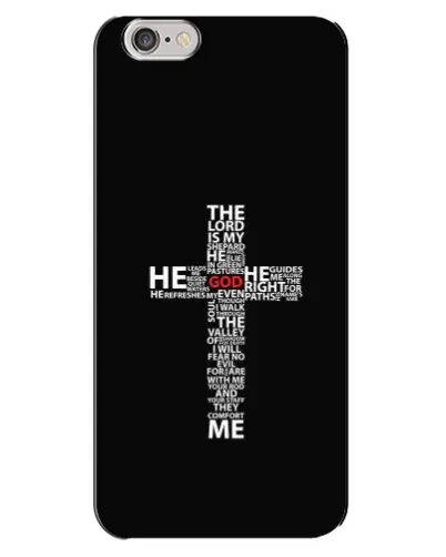 Чехол для iPhone 6 Plus / 6s Plus с картинкой «Текстовый крест» Чехол для iPhone 6 Plus / 6s Plus с картинкой «Текстовый крест»