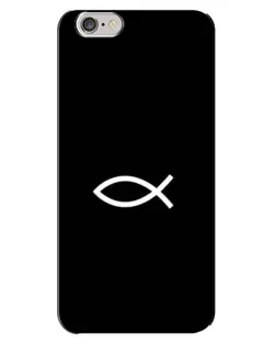 Чехол для iPhone 6 Plus / 6s Plus с картинкой «Символ рыбы Jesus»
