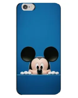 Чехол для iPhone 6 Plus / 6s Plus с картинкой «Микки выглядывает»