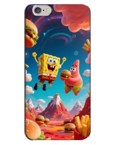 Чехол для iPhone 6 Plus / 6s Plus с картинкой «Космический фастфуд» Чехол для iPhone 6 Plus / 6s Plus с картинкой «Космический фастфуд»