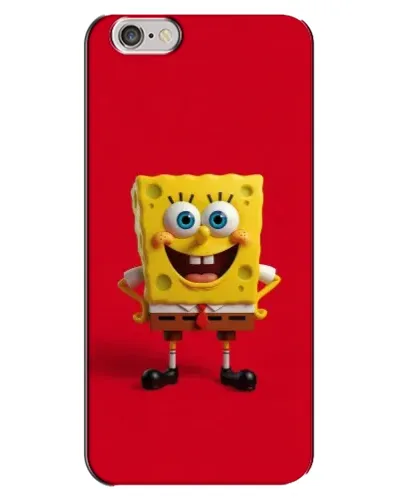 Чехол для iPhone 6 Plus / 6s Plus с картинкой «Спанч Боб на красном» Чехол для iPhone 6 Plus / 6s Plus с картинкой «Спанч Боб на красном»