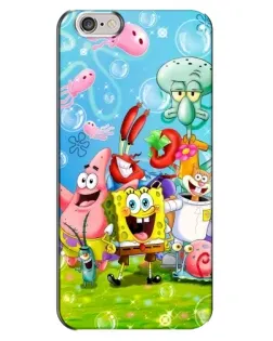 Чехол для iPhone 6 Plus / 6s Plus с картинкой «Губка Боб и друзья» Чехол для iPhone 6 Plus / 6s Plus с картинкой «Губка Боб и друзья»