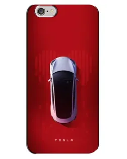 Чехол для iPhone 6 Plus / 6s Plus с картинкой «Tesla Top View»