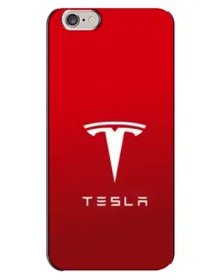 Чехол для iPhone 6 Plus / 6s Plus с картинкой «Tesla Red Classic»